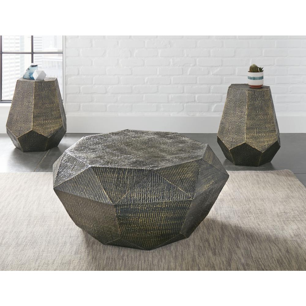 Donato Hexagon End Table
