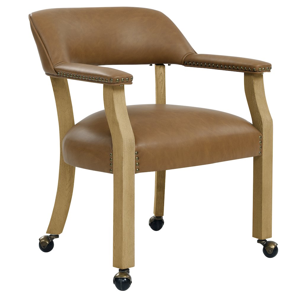 Rylie Dining Table with Game Top & 4 Captains Chairs