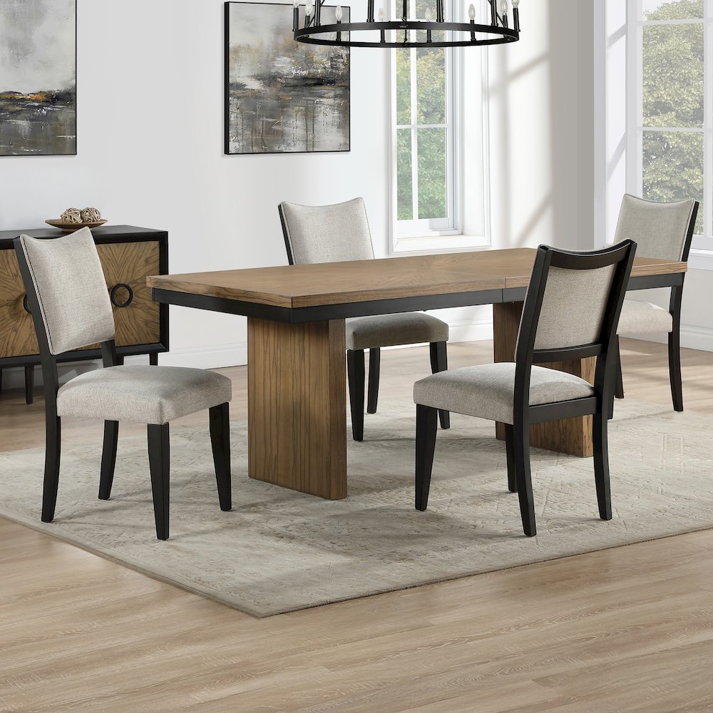 Roatan 5-Piece 80-96-inch Table Dining Set