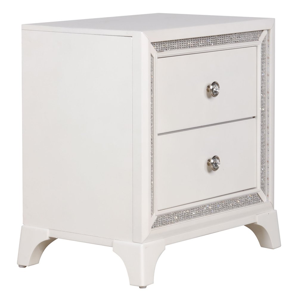 Cassie Illuminating Glam Nightstand