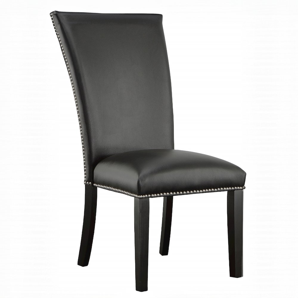 Camila 5PC Rectangle Dining Set Black Chair