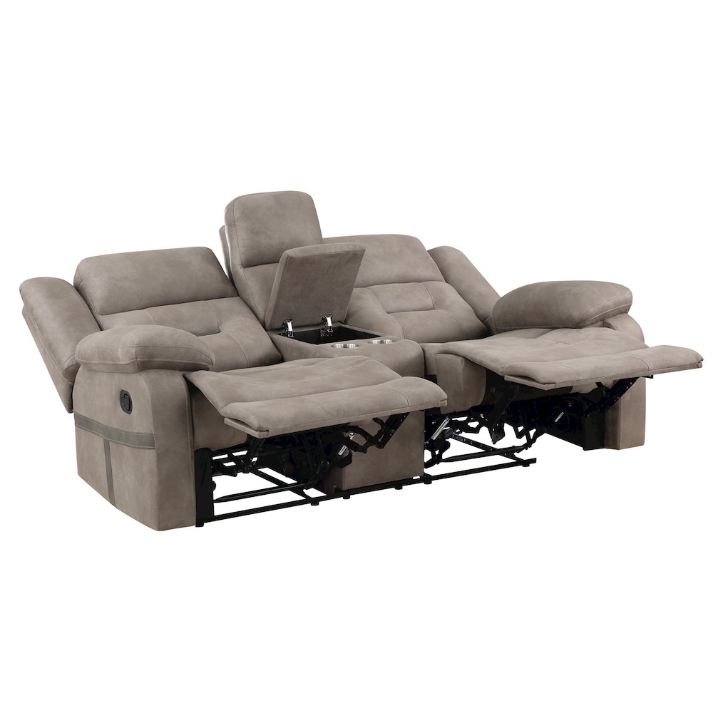 Abilene Tan Manual Console Loveseat