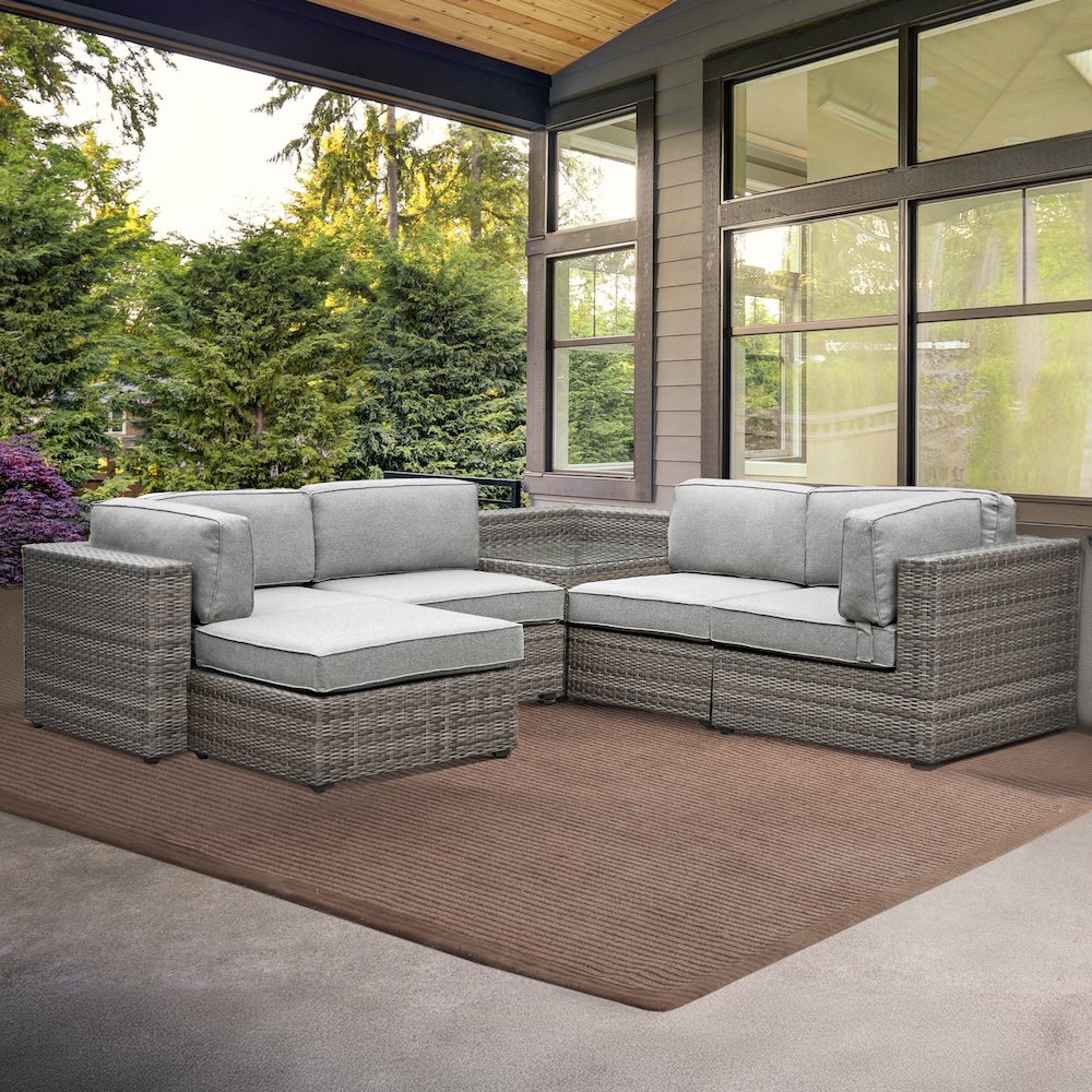 Tamyra 5PC Outdoor Sectional
