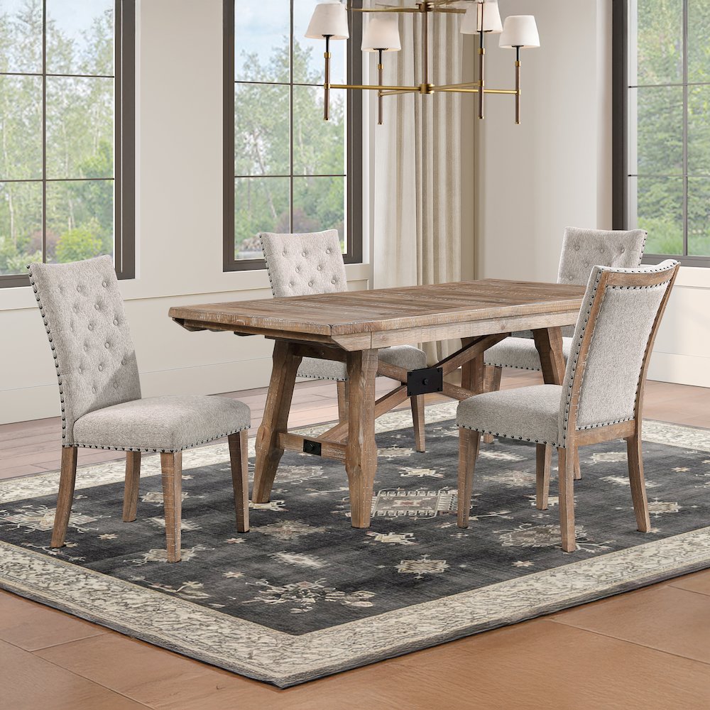 Riverdale Trestle Table with 4 RV700S Chairs