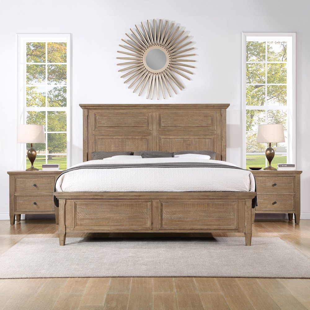 Riverdale 3 pc King Set(2 NS+Bed)