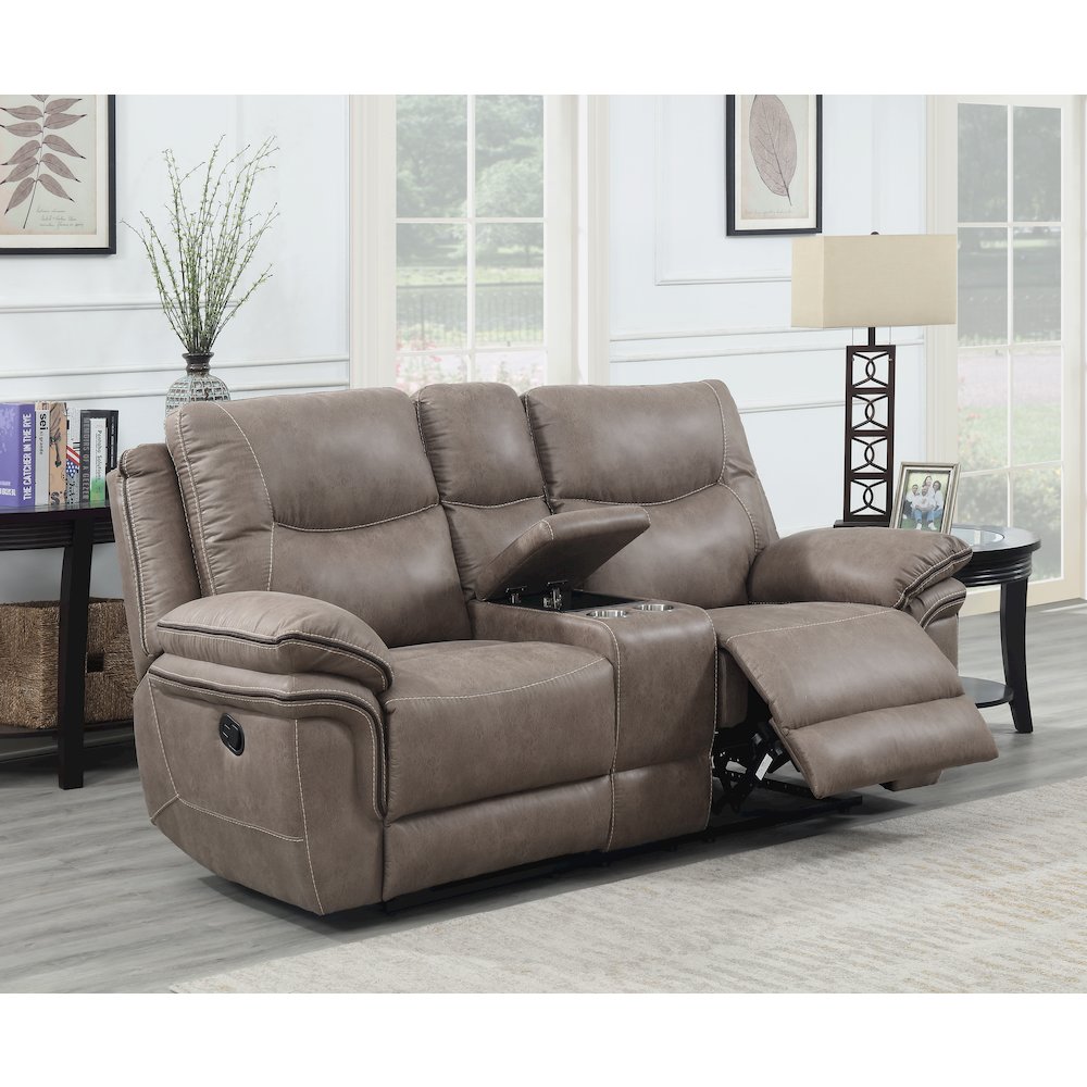 Isabella Console Loveseat Sand