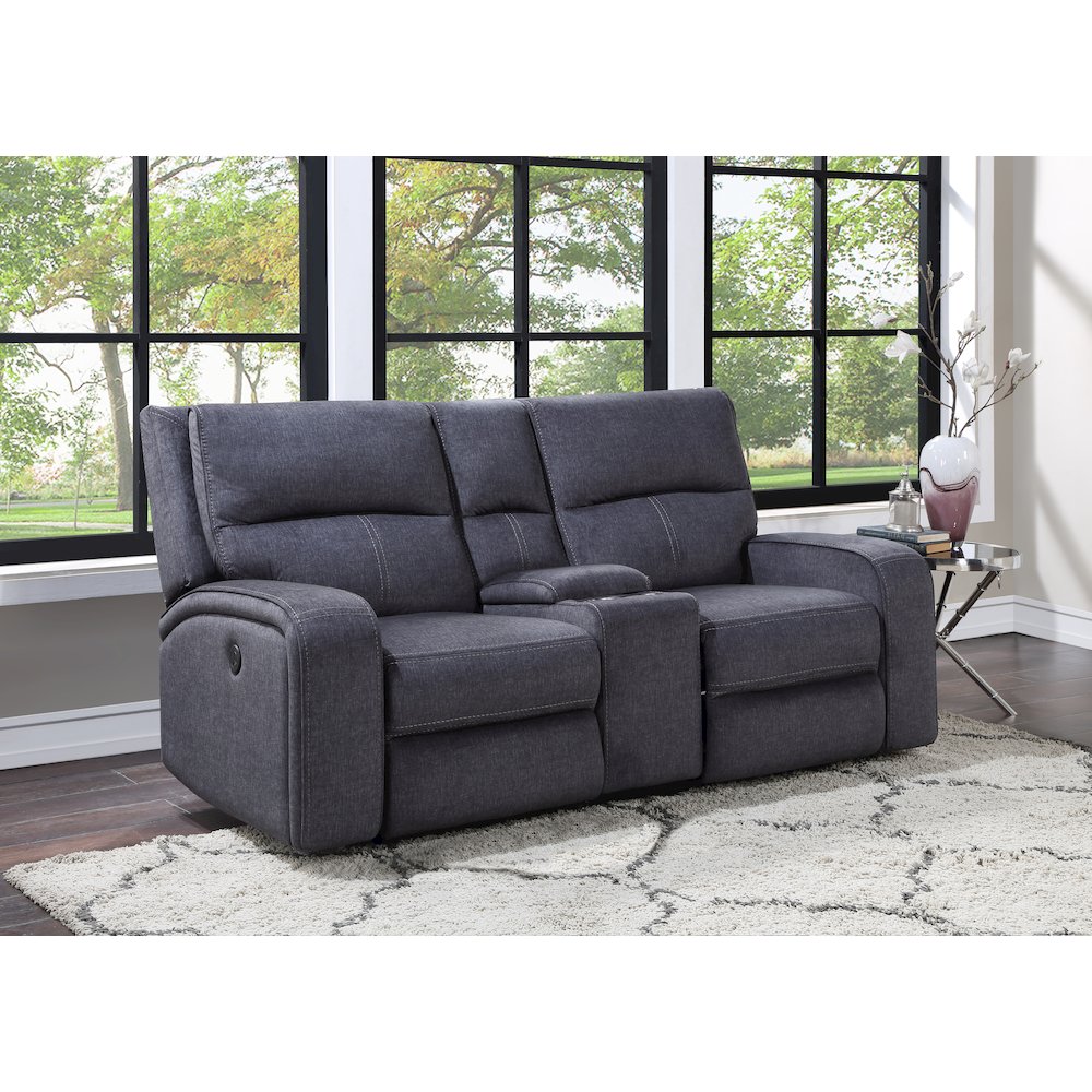 Lovell Power Console Loveseat