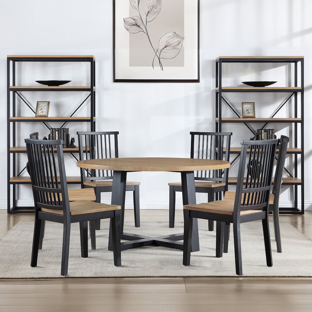 Magnolia 54-inch Round 7-Piece Dining Se