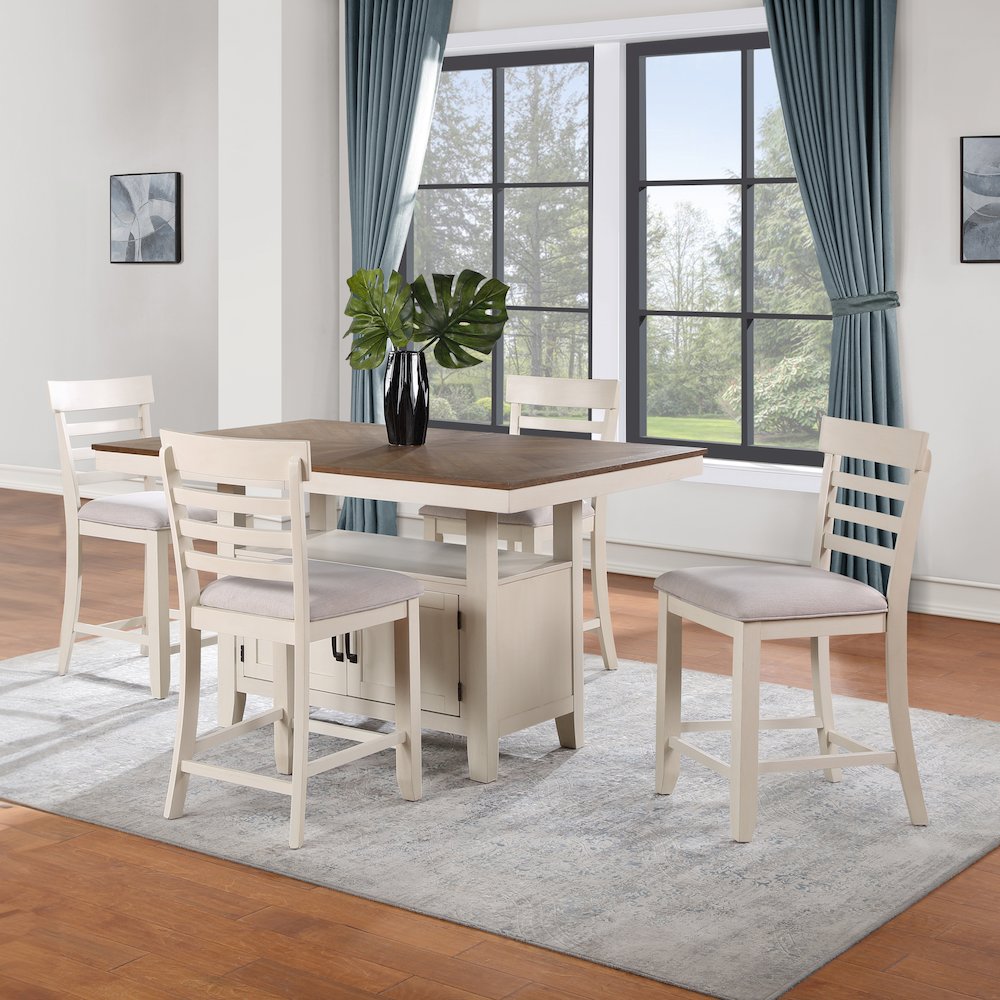 Hyland Brown Dining 5pc Set