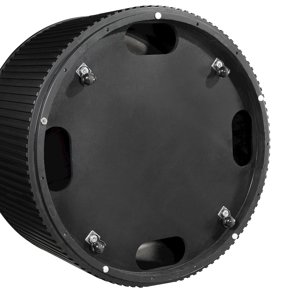 Colvin 36″ Round Coffee Table with Casters
