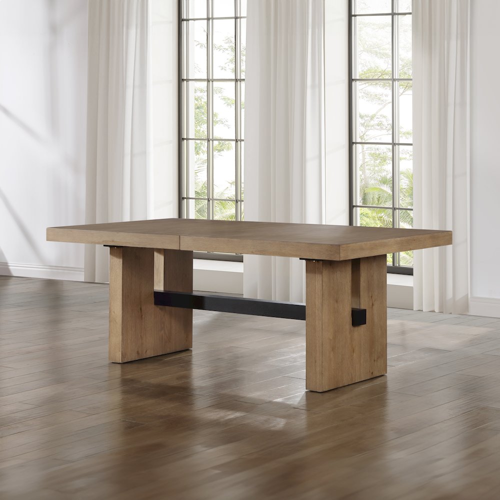 Aubrey 78-96″ Dining Table w/18″ Leaf