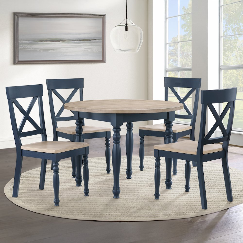 Darcy Blue Round Table