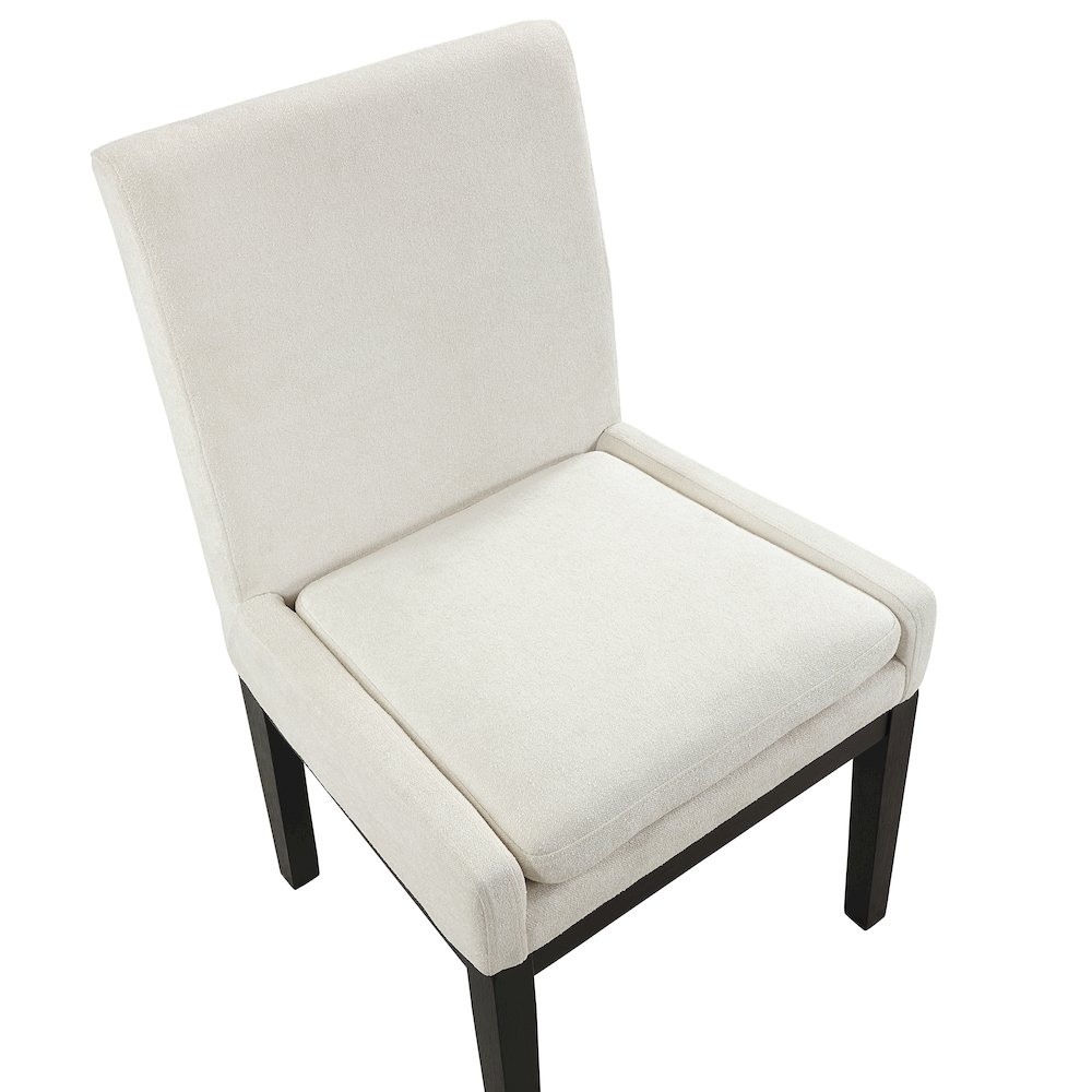 Aubrey Black Upholstered Side Chair