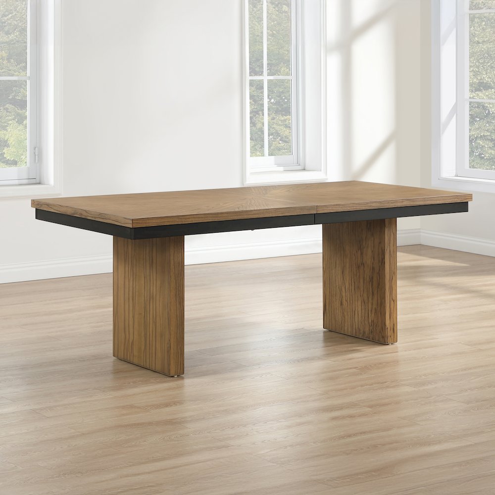 Roatan 80-96″ Table with 16-inch Self-Storing Leaf
