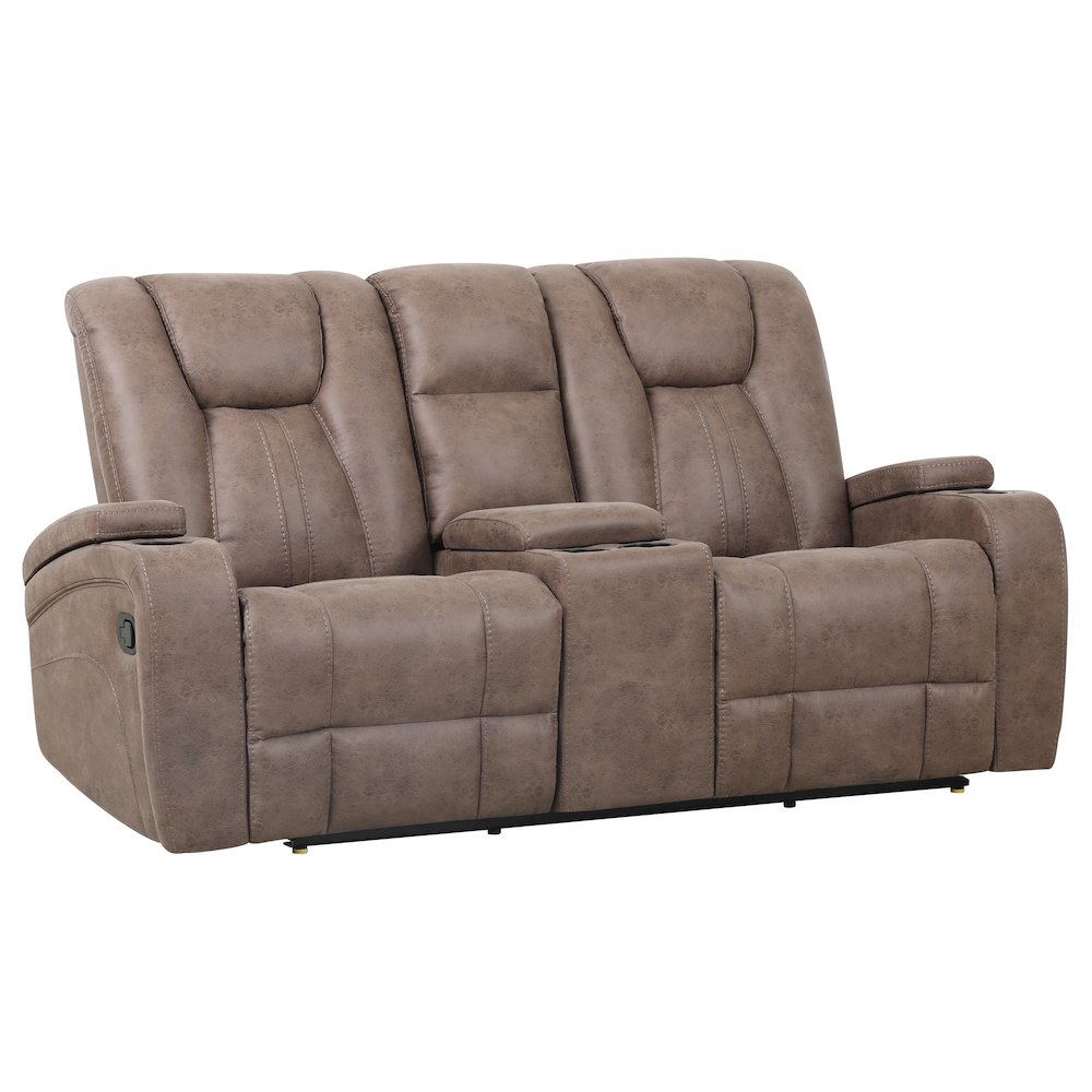 Marlow Sand Manual Recliner Loveseat