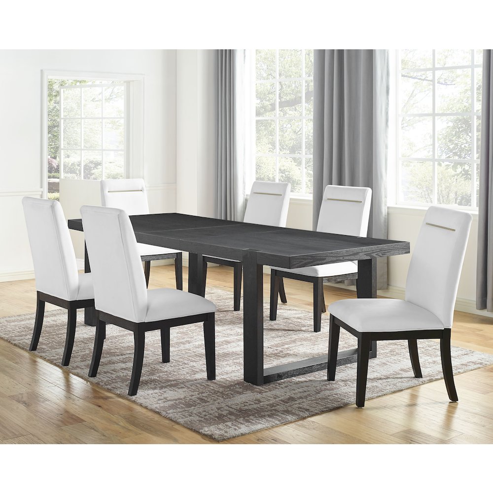 Yves 7pc Dining Set – White