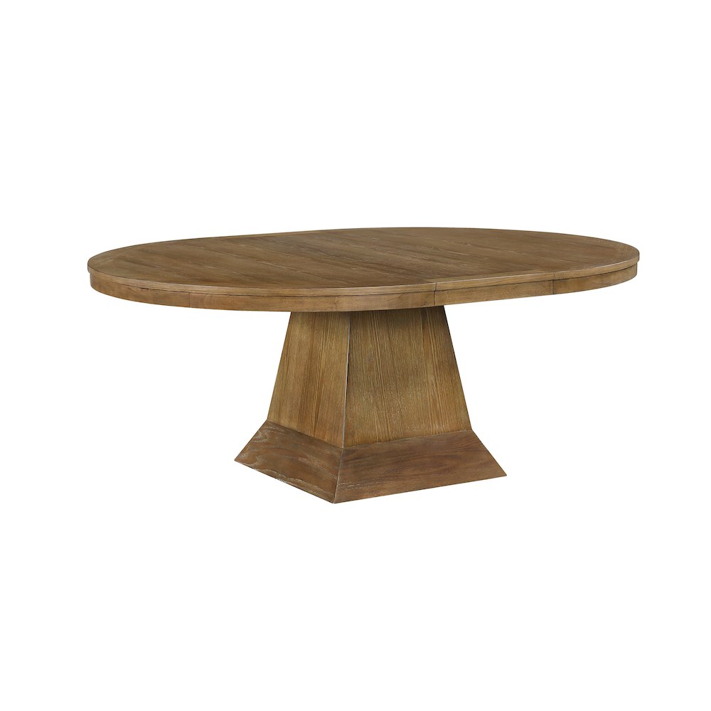 Vaughn 60-96″ Driftwood Table with 2-18″ Leaves