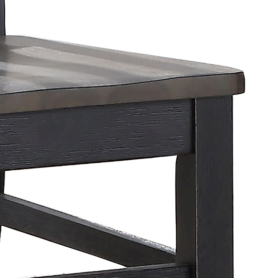 Raven Noir Dining Table and 6 Chairs
