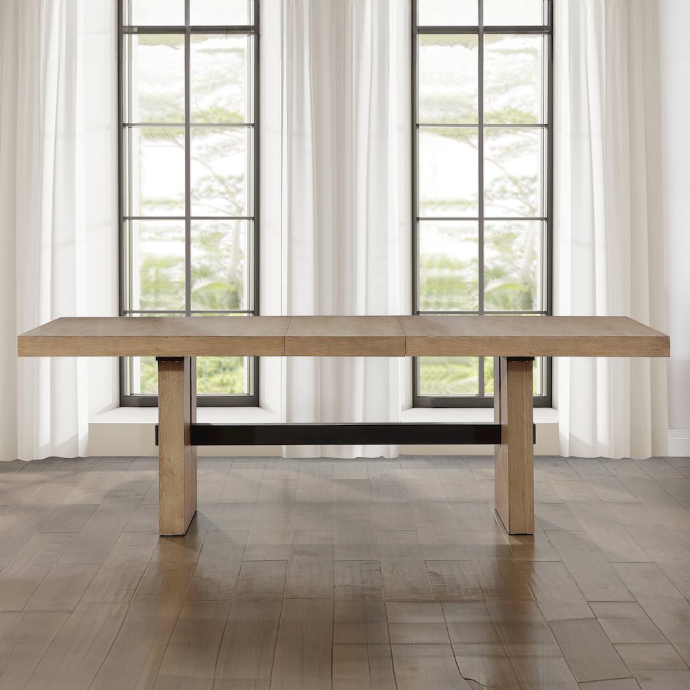 Aubrey 78-96″ Dining Table w/18″ Leaf