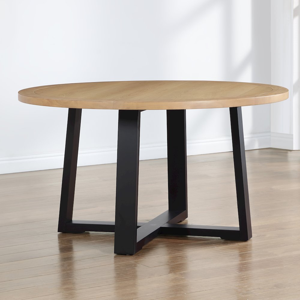 Magnolia Black Round Table
