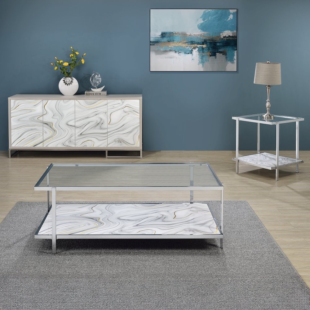 Mika Square End Table