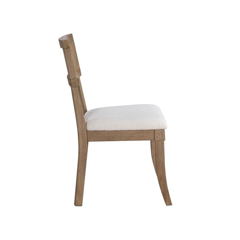 Colvin Brown Cane Side Chair Set of 2