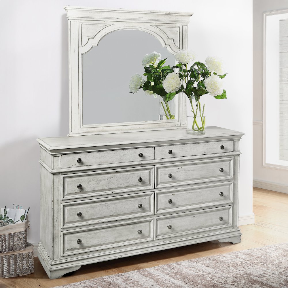 Highland Park Dresser Cathedral White