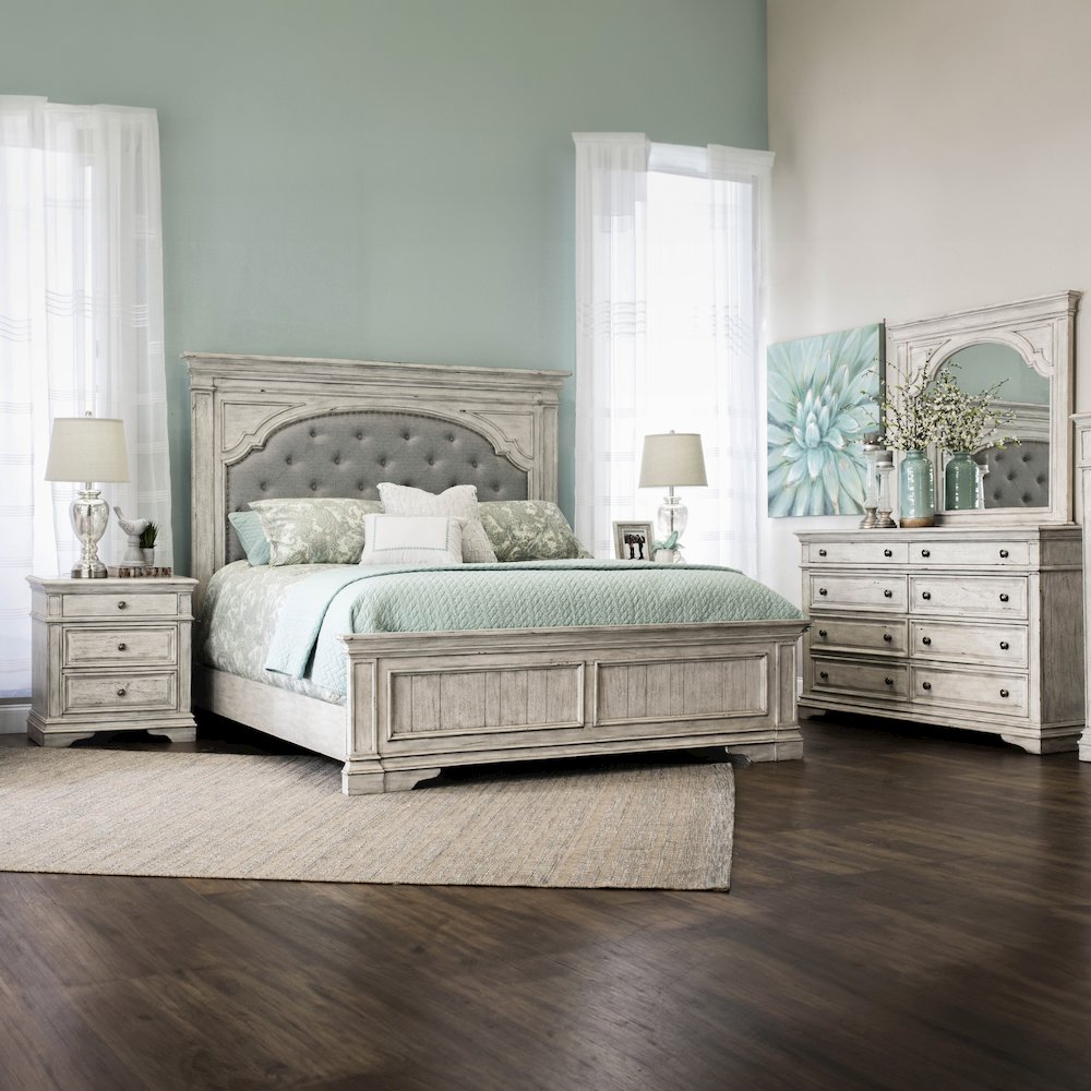 Highland Park King 4PC White