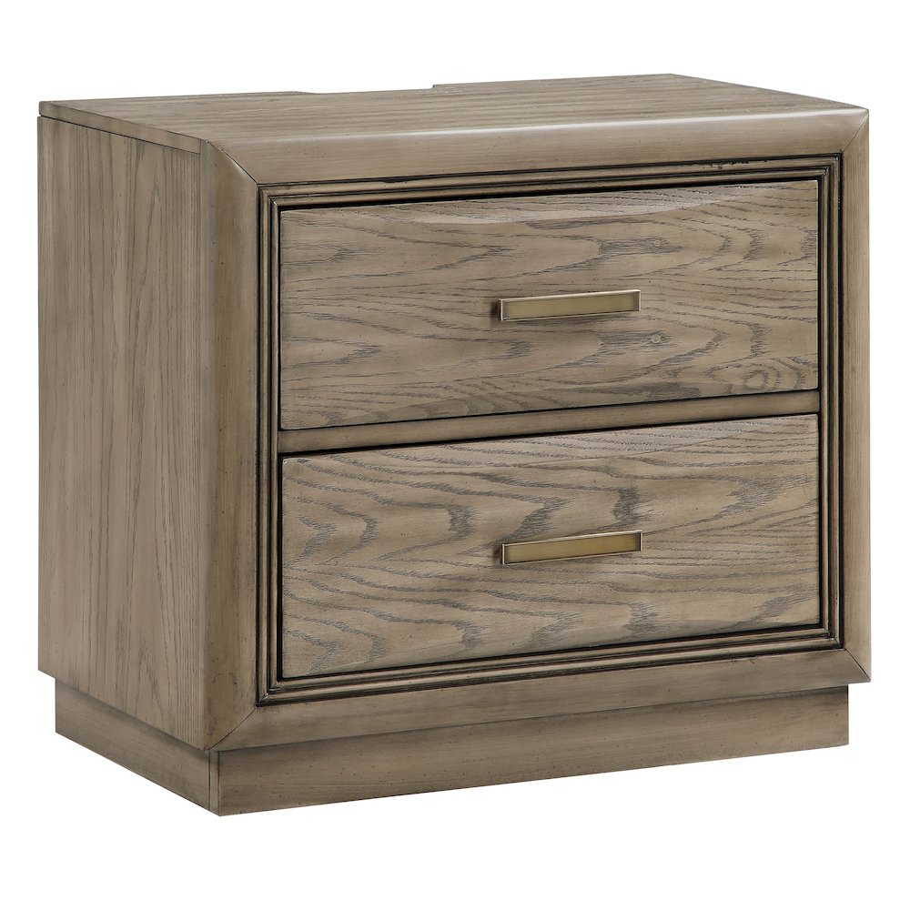 2-Drawer NightstandExpertly crafted from oak veneers