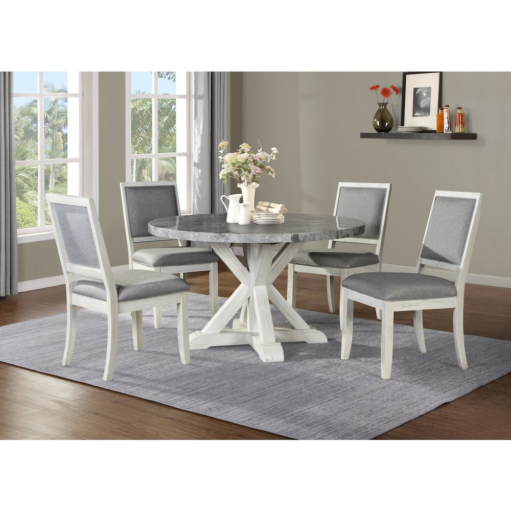 Canova 7PC Dining Gray Top