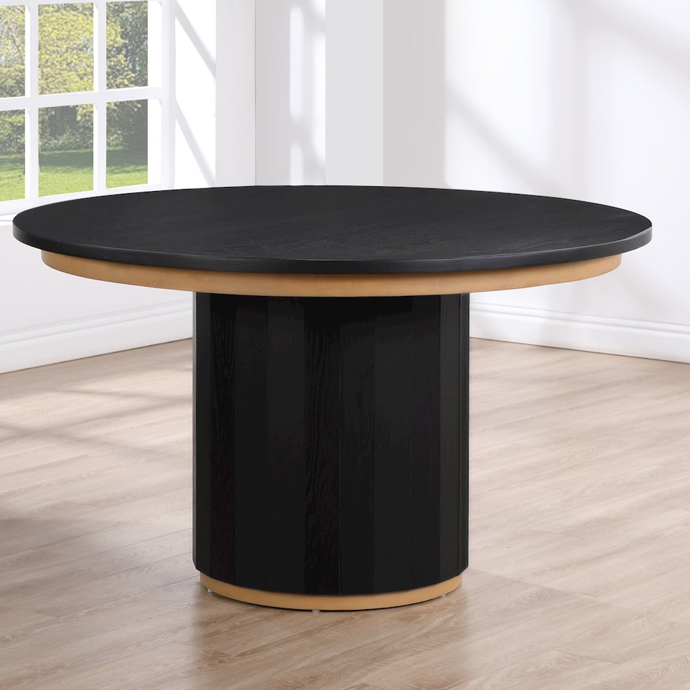 Black  with Gold Accent