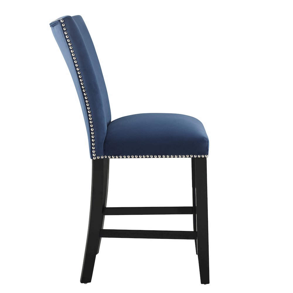 Camila Square 5PC Counter Set Blue Chair
