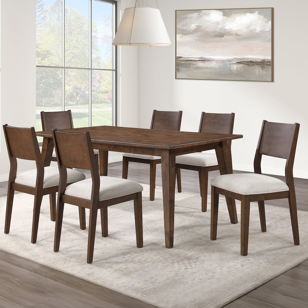 Canton 72″ Solid Wood Dining Table