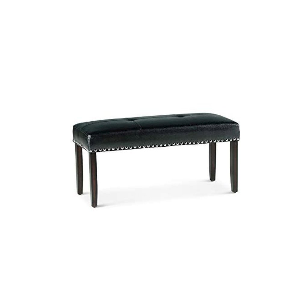 Westby Black PU Dining Bench w/
