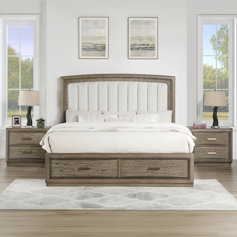 Sonoma 3 pc Queen Set (2 nighstands+bed)