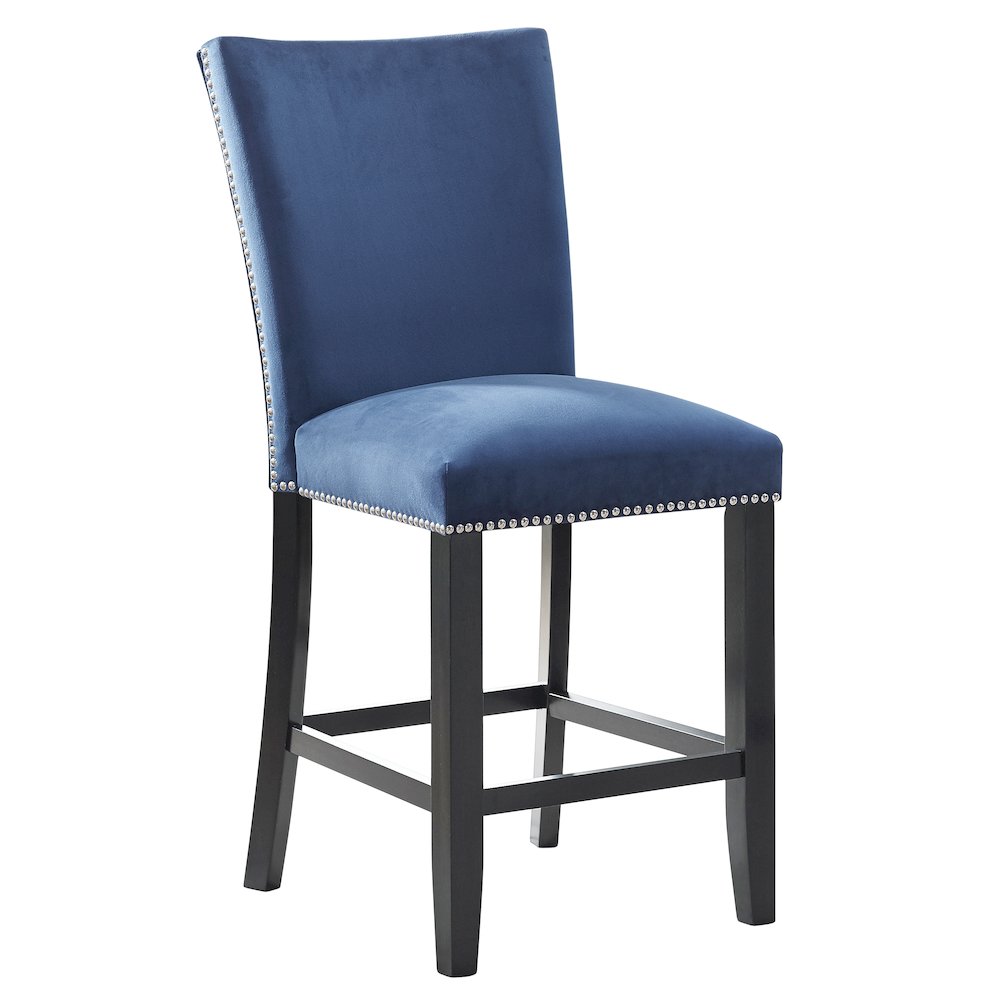 Camila Square 5PC Counter Set Blue Chair