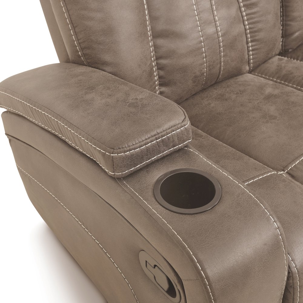 Marlow Sand Manual Recliner Loveseat