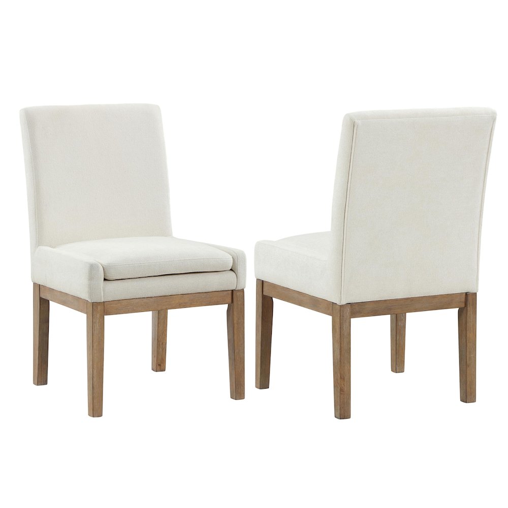 Aubrey Brown Upholstered Side Chair