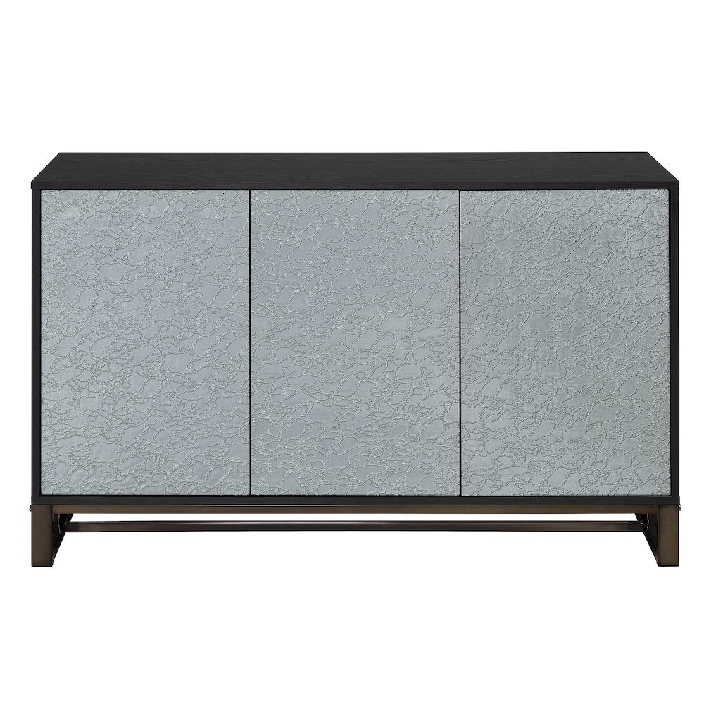 Mazie 3-Door Sideboard w/Pattern Mirror