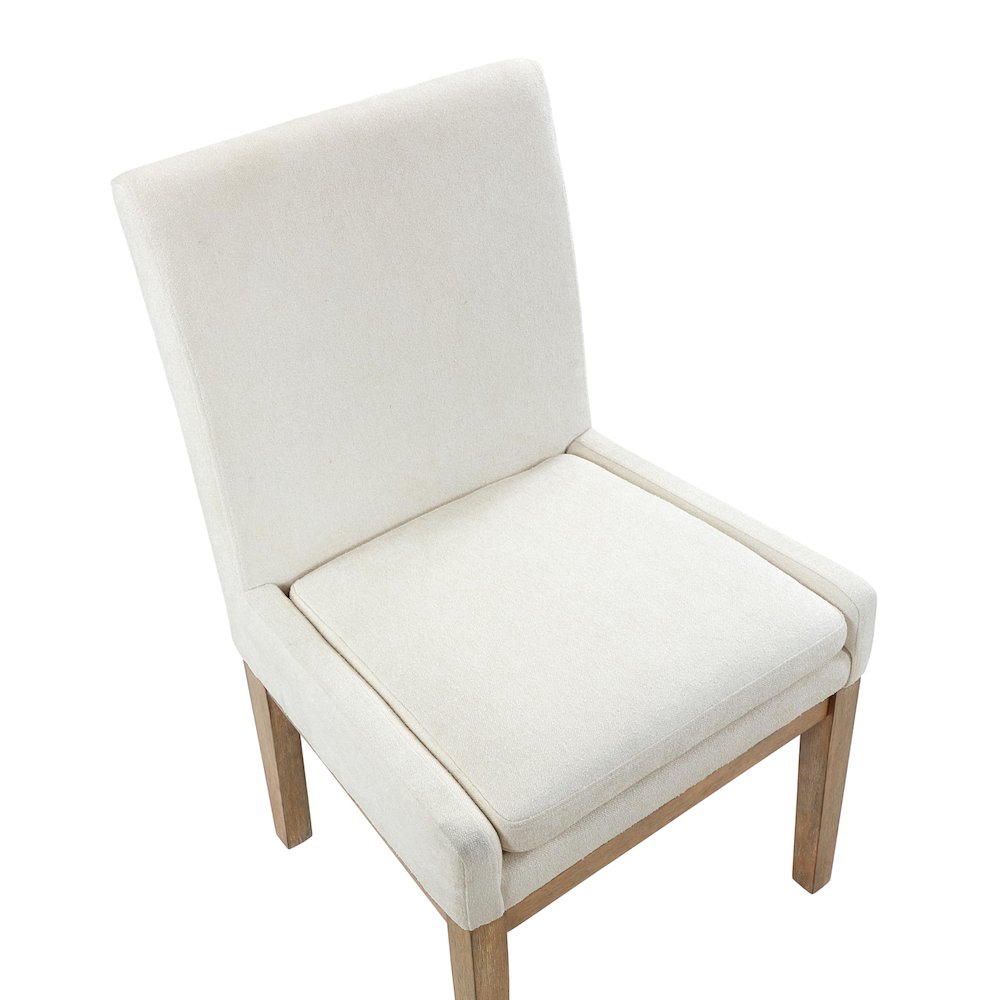 Aubrey Brown Upholstered Side Chair