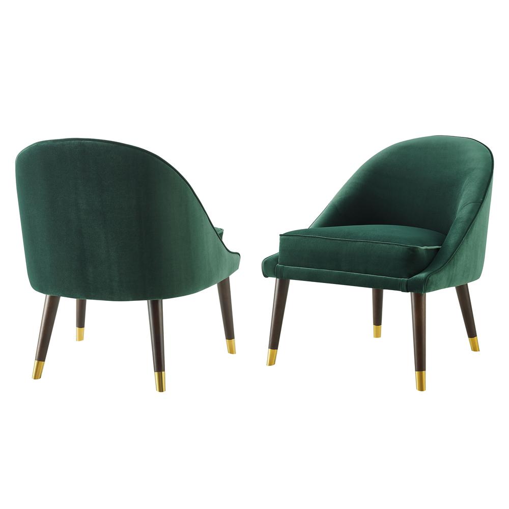 Avalon Velvet Accent Chair – Green