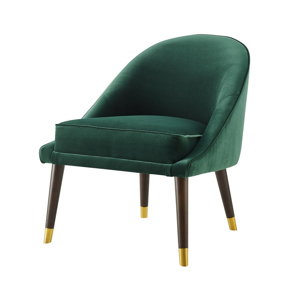 Avalon Velvet Accent Chair – Green