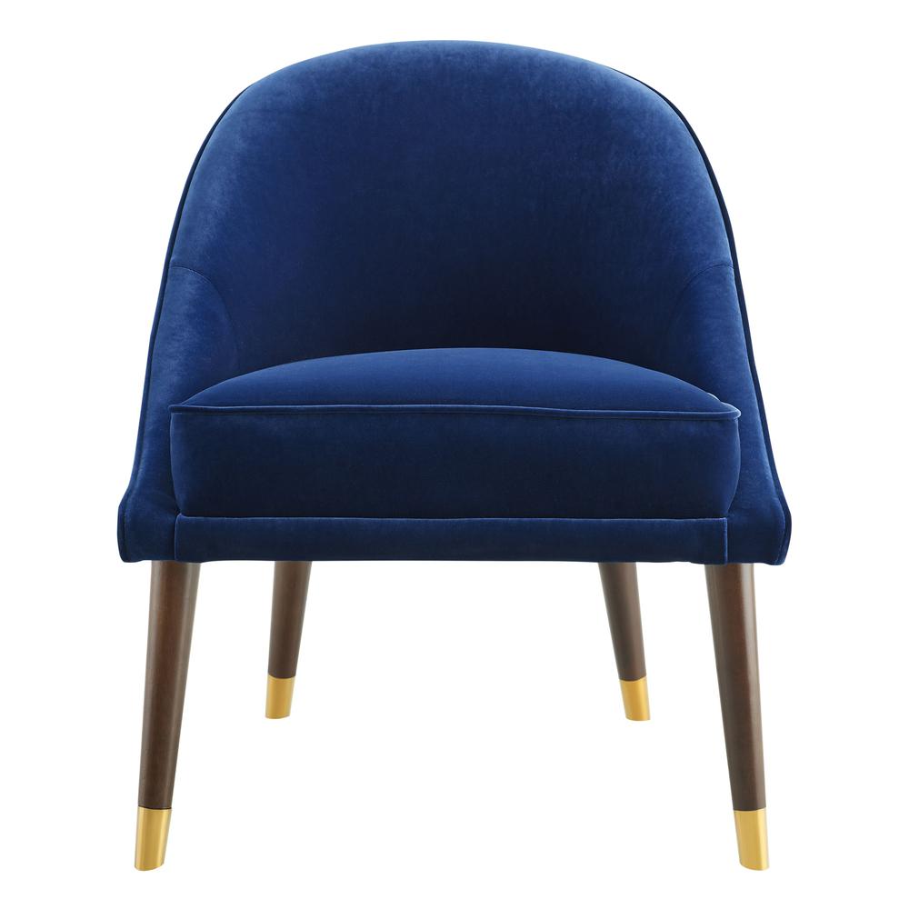 Avalon Velvet Accent Chair – Navy