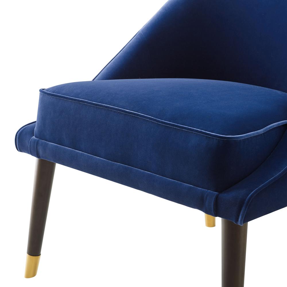 Avalon Velvet Accent Chair – Navy