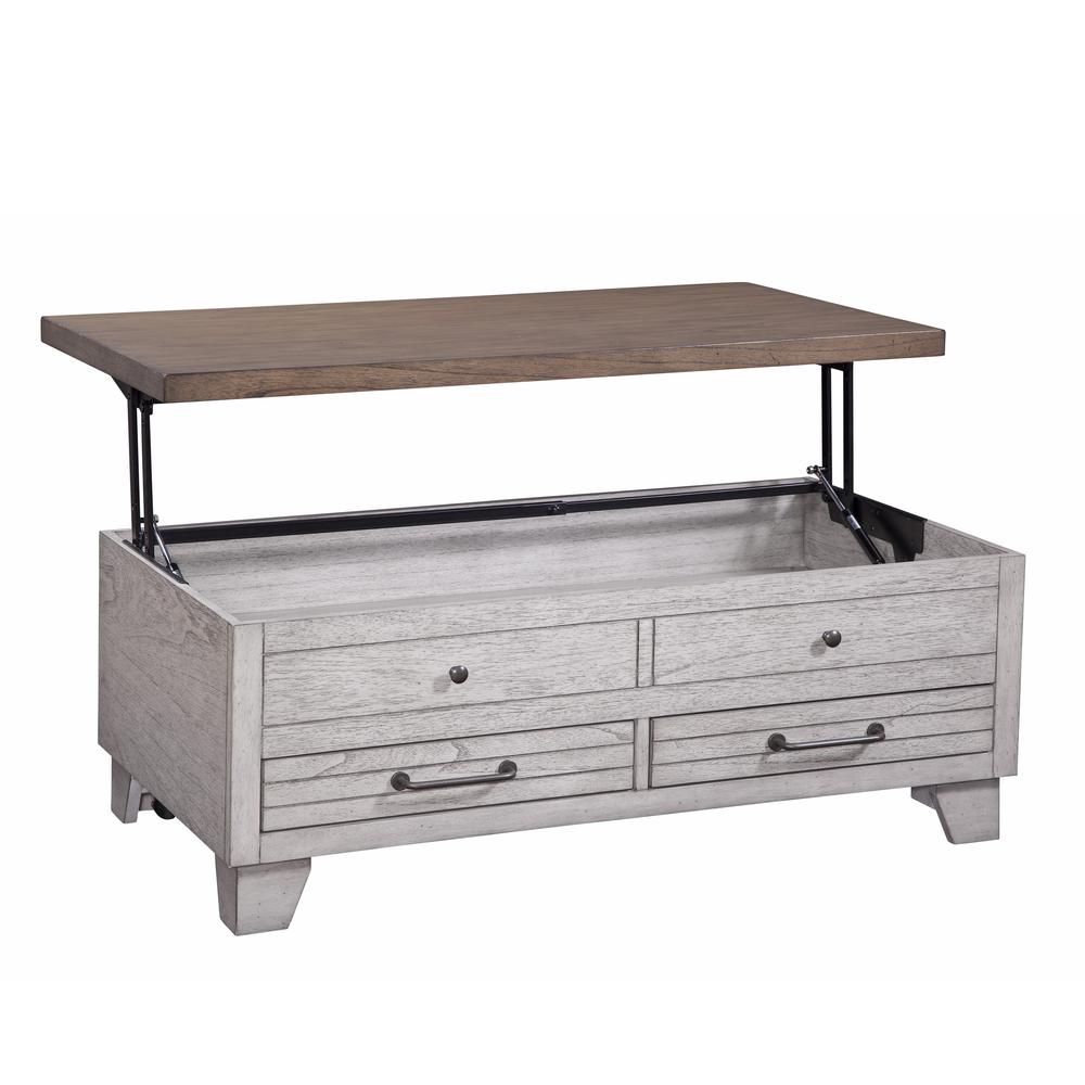 Bear Creek Lift Top Cocktail Table – Ivory
