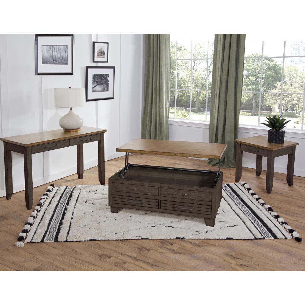 Bear Creek End Table Brown