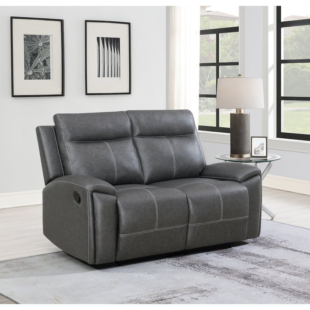 Gaston Manual Reclining Loveseat