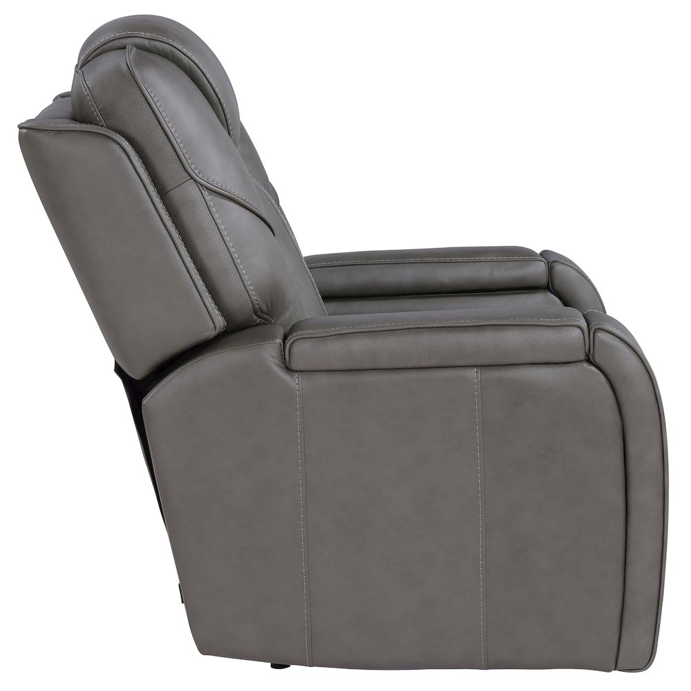 Daniel Triple Pwr Leather Theat Recliner