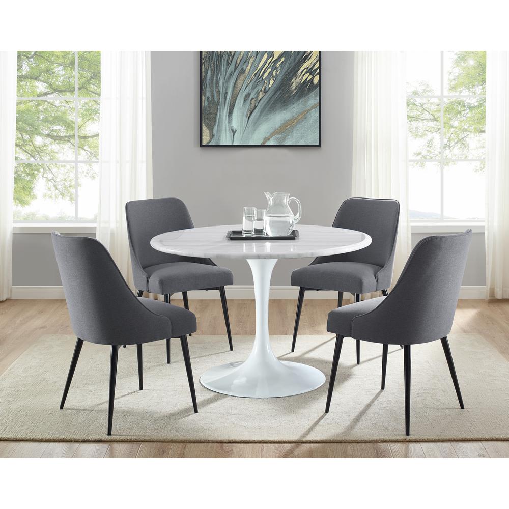 Colfax Side Chair Charcoal – set of 2