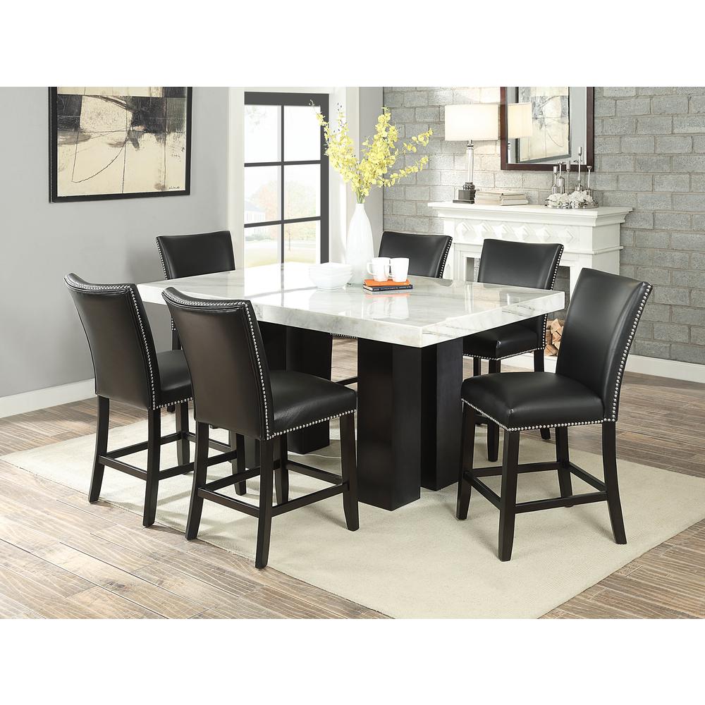 Camila Black Counter Chair – set of 2